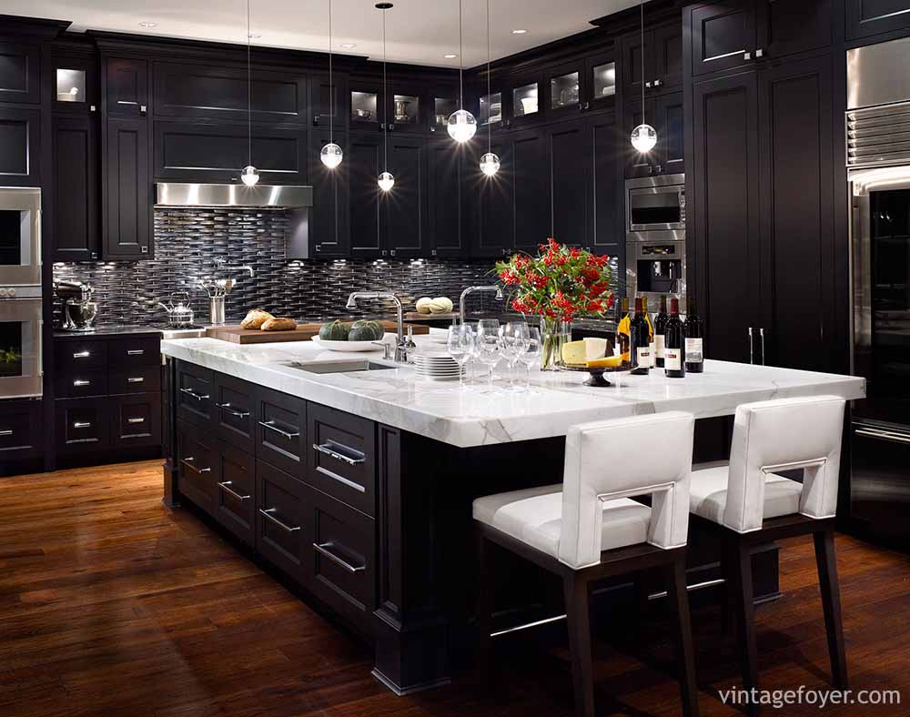 39 Inspirational Ideas For Creating A Black Kitchen Photos 